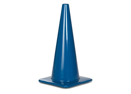 18 in.Blue Traffic Cone