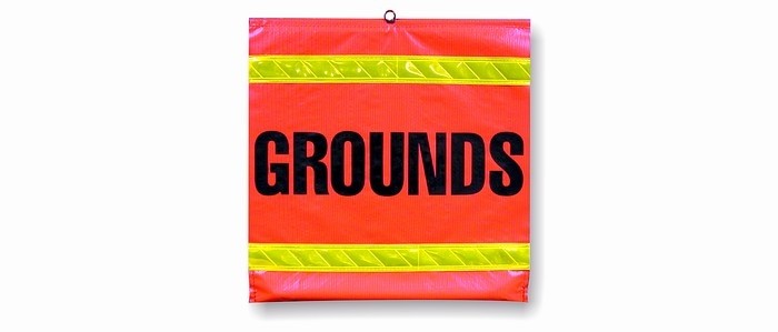 Nylon Grounds Flag