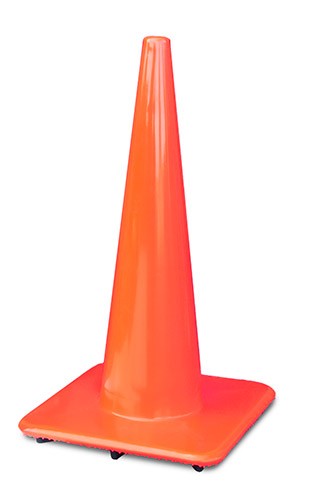 28" Slim Orange Traffic Cones