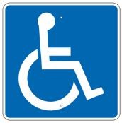 D9-6 Accessible Symbol Sign