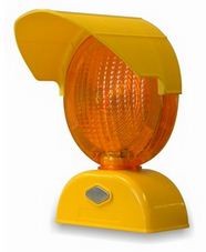 B4DH - Type "B" Barricade Lights Amber with Yellow Base and Top