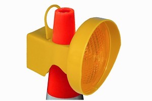 Flashing Mono-directional Cone Light