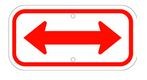 G-62D Directional Double Arrow Sign