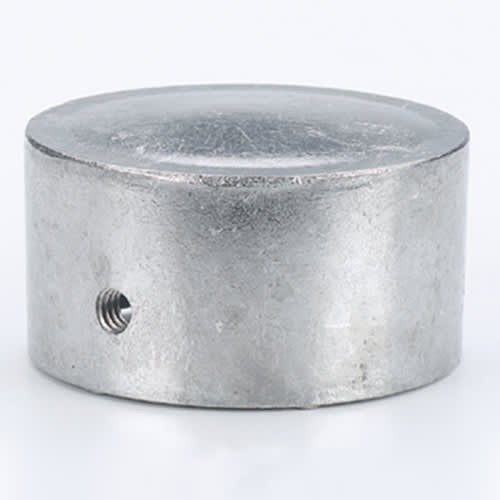 Flat pipe post cap