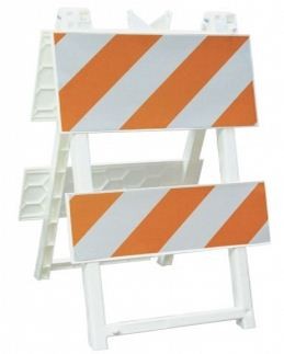 110-T12B8 Econocade Type II Traffic Barricade