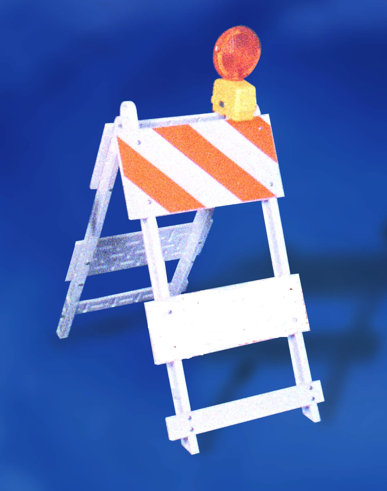 Fibercade Type 1 Barricade with Light