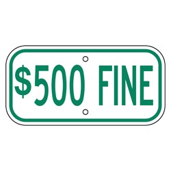 G-13K $500 FINE
