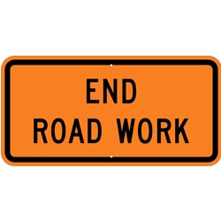 G20-2B END ROAD WORK