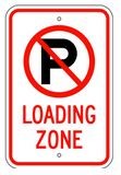 R-103 12" x 18" No Parking Symbol Loading Zone Sign