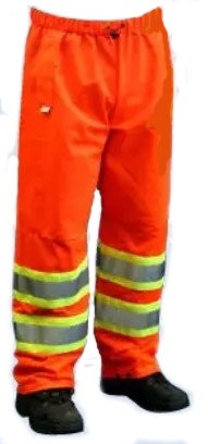 Solid Top Mesh Bottom Orange Combo Pant - P1100