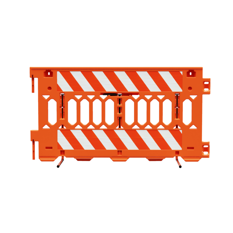 Orange Pathcade ADA Pedistrian Barricade System