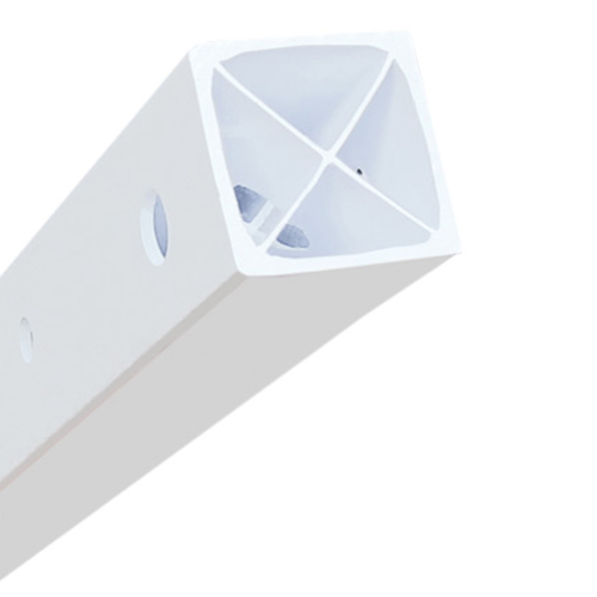 Type III Power Post with Angle Iron Feet 6' Barricade | PP-3406