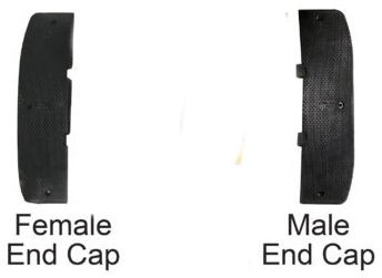 Premium Textured Speed Hump End Caps | PAH-SP-22(EF+EM)