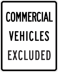 R5-4 Commercial vehicles excluded