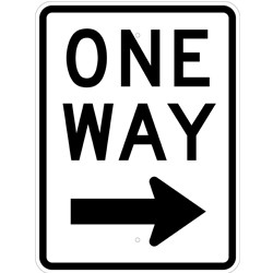 R6-2R ONE WAY with Right arrow