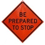 Dicke Reflective Vinyl Roll-Up Signs