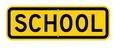 S4-3 24" x 8" School Supplemental Sign
