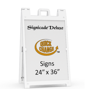 Signicade Deluxe Message Board - white