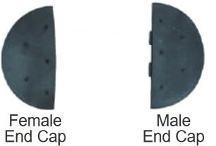 Standard Speed Hump End Caps
