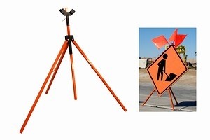Heavy Duty Tripod Stand for Roll Up and Rigid Signs