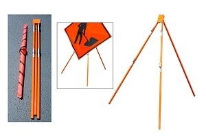 T55 Tripod Sign Stand for Roll UP and Rigid Signs