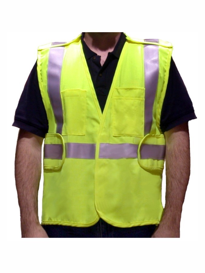 VFR3200 Class 2 Lime Fire Resistant Safety Vest
