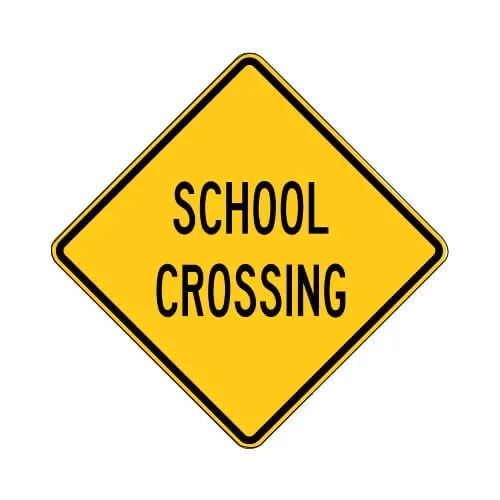 W-29 School Crossing Sign