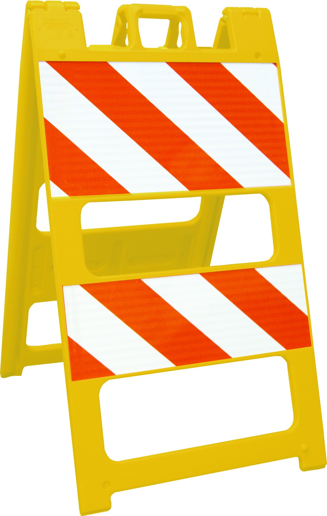 Yellow Plasticade Type II Barricade