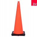 36" 10 lb Solid Orange, Black Base Traffic Cone | RS90045CT