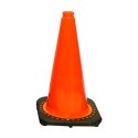 18" Orange Blk Base Traffic Cone | RS45015C