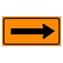 W1-6 Large Arrow Traffic Sign