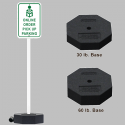 Rubber Base for use with Power Post | PP-800-RB