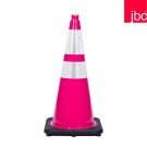 JBC Pink Safety Cones with Reflective Bands