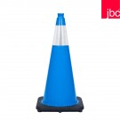 JBC sky blue safety cone with reflective collar