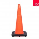 Black Base Slim Line Orange Traffic Cone