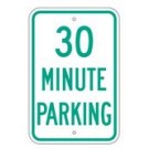 R-69DRA5 12" x 18" EGR Grade 30 Minute Parking Sign