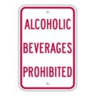 R-88 Alcoholic Beverages Prohibited Sign