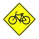 W11-1S Bike Crossing Symbol Sign