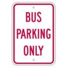 R-90 Bus Parking Only Sign