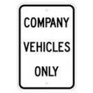 G-80 12" x 18" Company Vehicles Only Sign