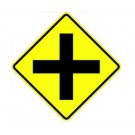 W2-1 Cross Road Symbol Sign