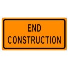 G20-2 60" x 24" End Construction Sign