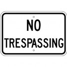 G-37 NO TRESPASSING