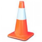 18" Orange Traffic Cones with 6" Collar