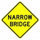 W5-2A Narrow Bridge Sign