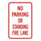 R-201 12" x 18" No Parking Or Standing Fire Lane Sign