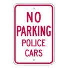 R-79 No Parking Police Cars Sign