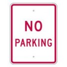 R8-3 No Parking Sign