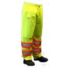 Solid Top Mesh Bottom Lime Combo Pant - P1100