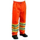 Solid Top Mesh Bottom Orange Combo Pant - P1100